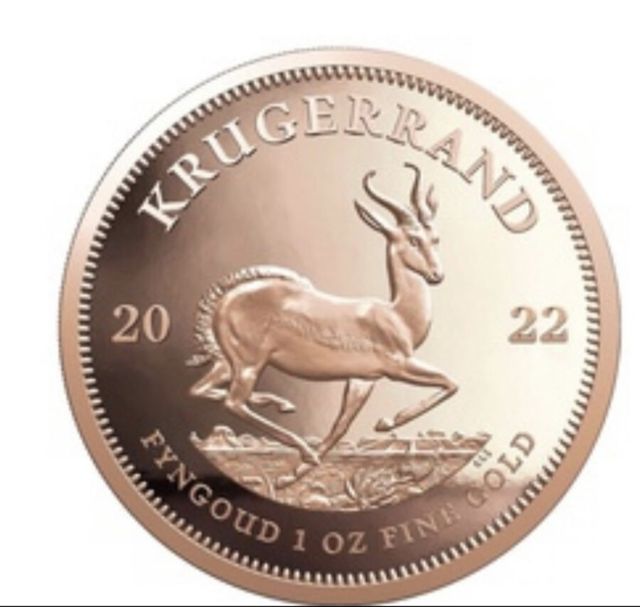 Krugerrand 1 oz d'oro anno 2022